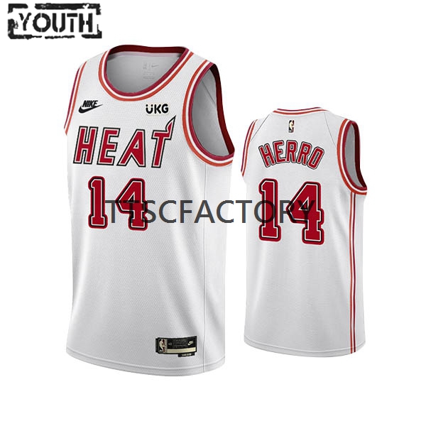 Miami Heat Trikot Tyler Herro 14 Nike 2022-23 Classic Edition Weiß Swingman - Kinder Miami Heat Trikot Tyler Herro 14 Nike 2022-23 Classic Edition Weiß Swingman - Kinder